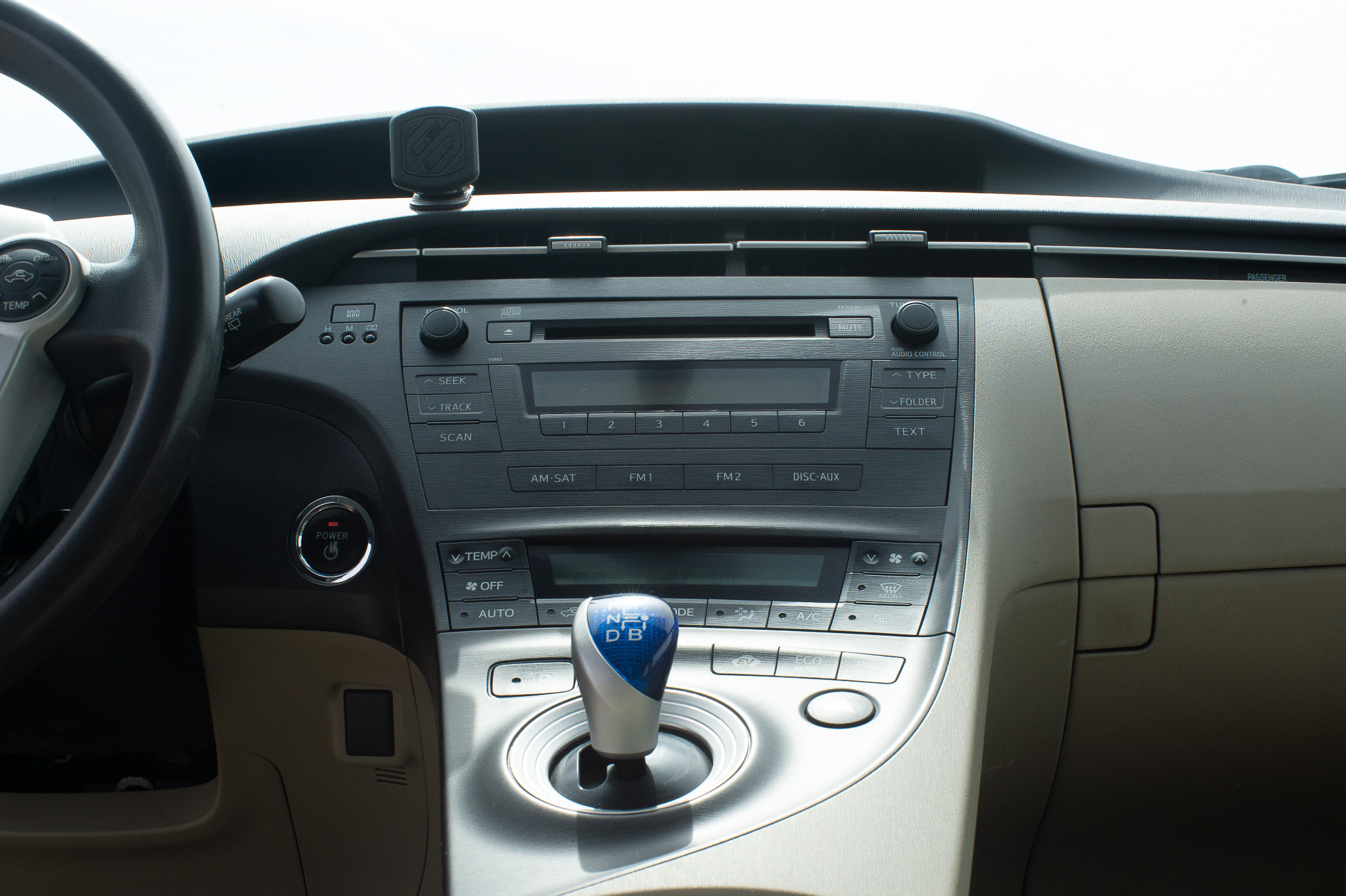 Prius center console