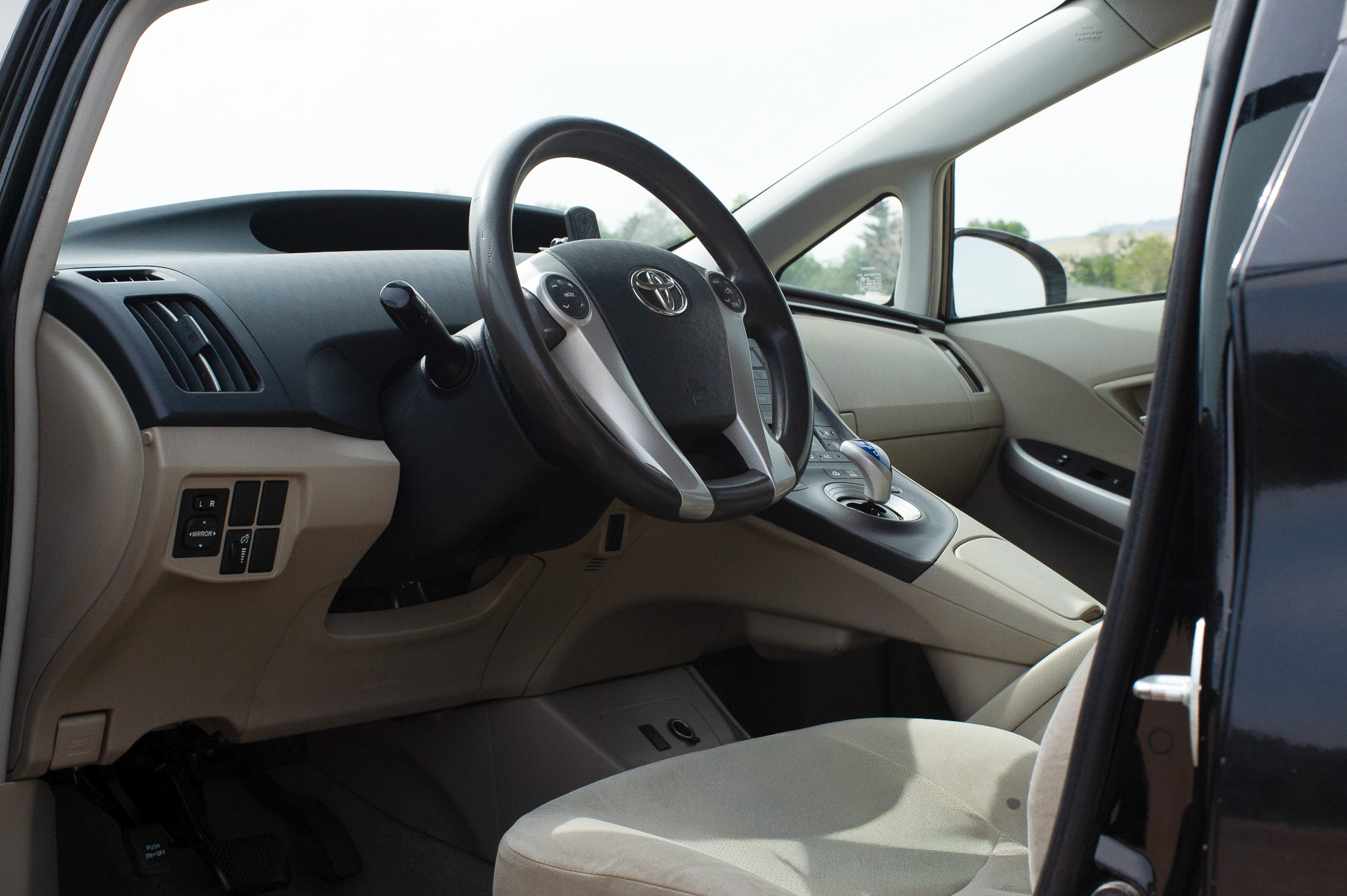 Prius interior driver side